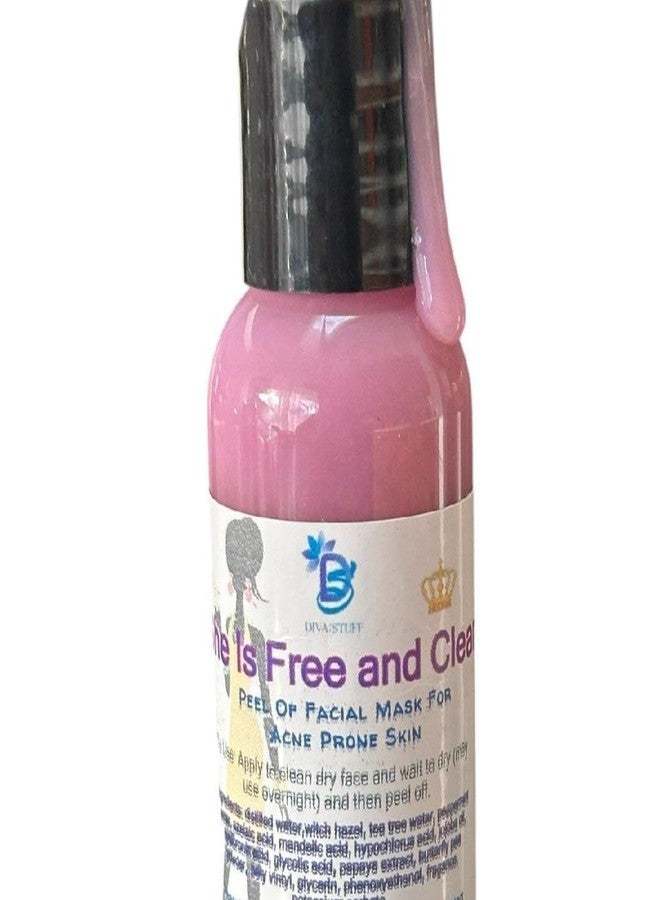 Diva Stuff She's Free and Clear, Nightly Facial Wrap Peel Off Mask For Acne Prone Skin - Image 5